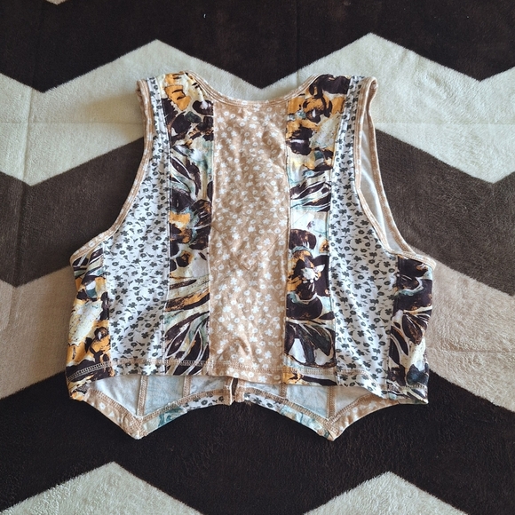 Free People Floral Patchwork Sleeveless Top - Picture 2 of 7